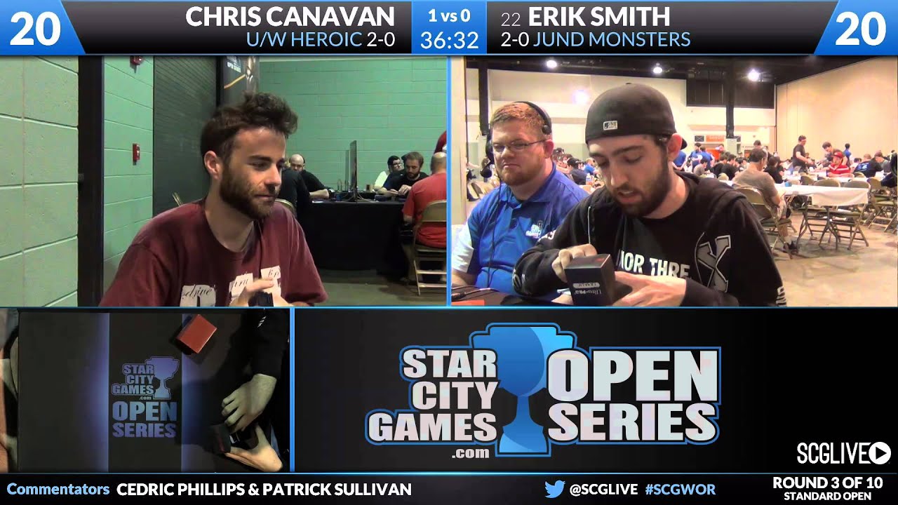 SCGWOR - Standard - Round 3 - Erik Smith vs Chris Canavan [Magic: the Gathering]