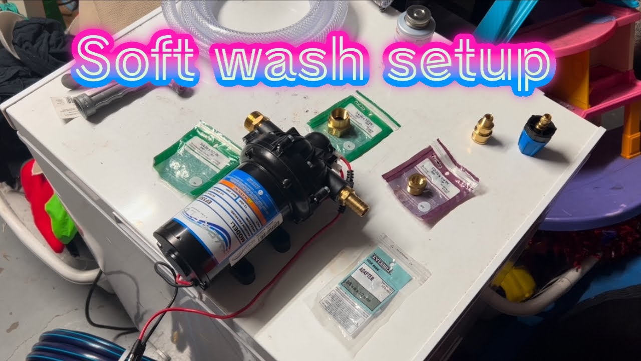 How I Set Up My 12 Volt Soft Wash System | Step-by-Step Soft Washing Setup for Beginners