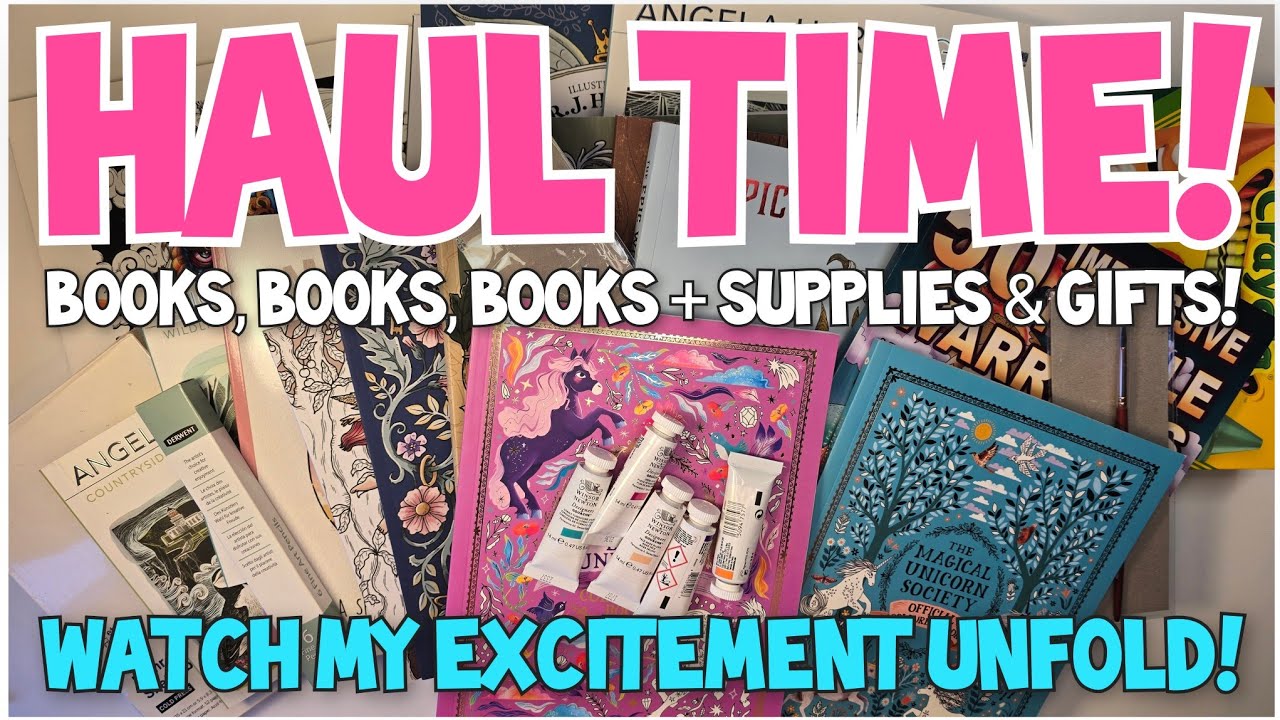 HAUL TIME! Books, Supplies & GIFTS for Adult Colouring! 