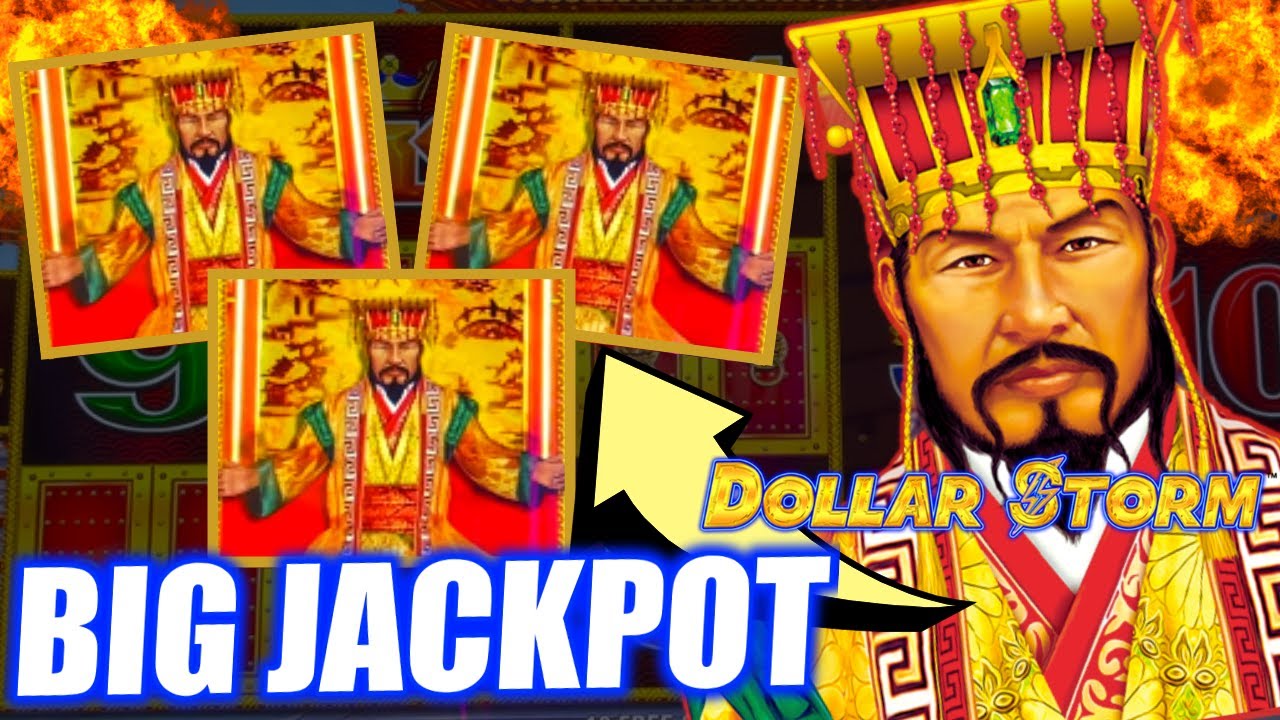 High Limit DOLLAR STORM JACKPOT Playing MAX BET Emperor&rsquo;s Treasure!