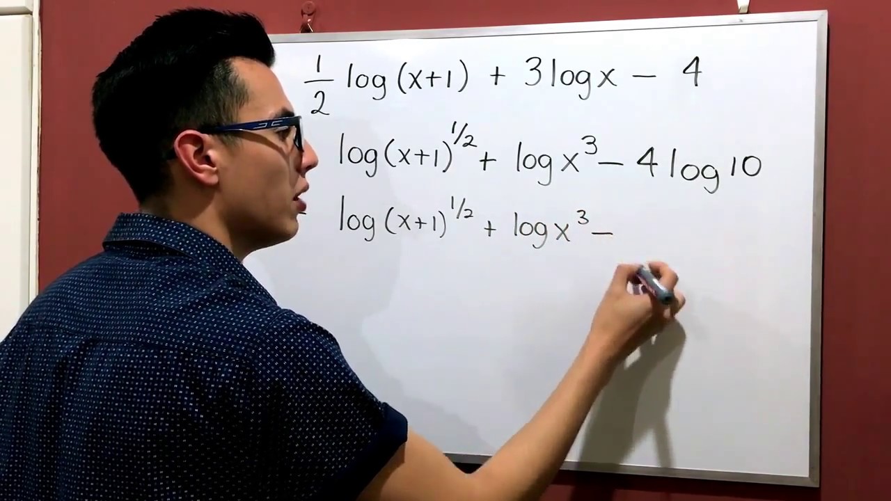 Simplificaci&oacute;n de logaritmos 2