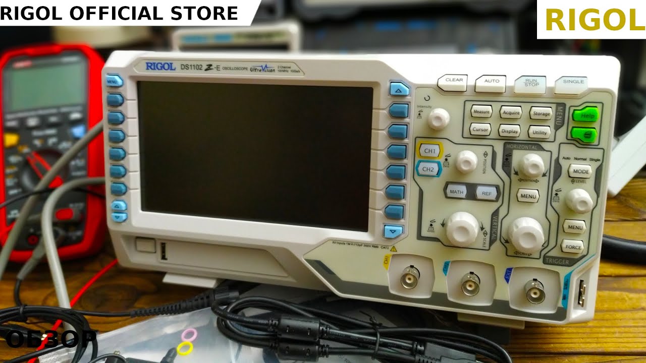 RIGOL DS1102Z-E Распаковка осциллографа 100 МГц#RIGOL#DS1102Z#Осциллограф