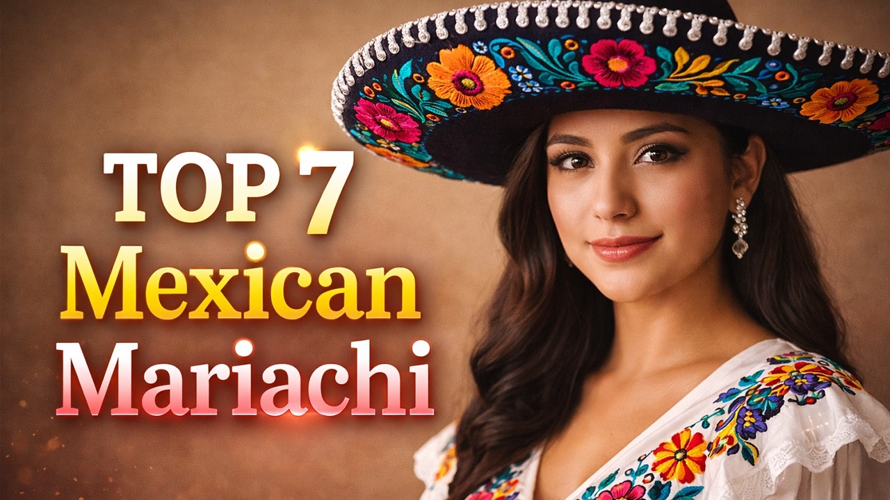 TOP 7 Mexican Mariachi Instrumentals 🇲🇽 | Famous Folk Songs