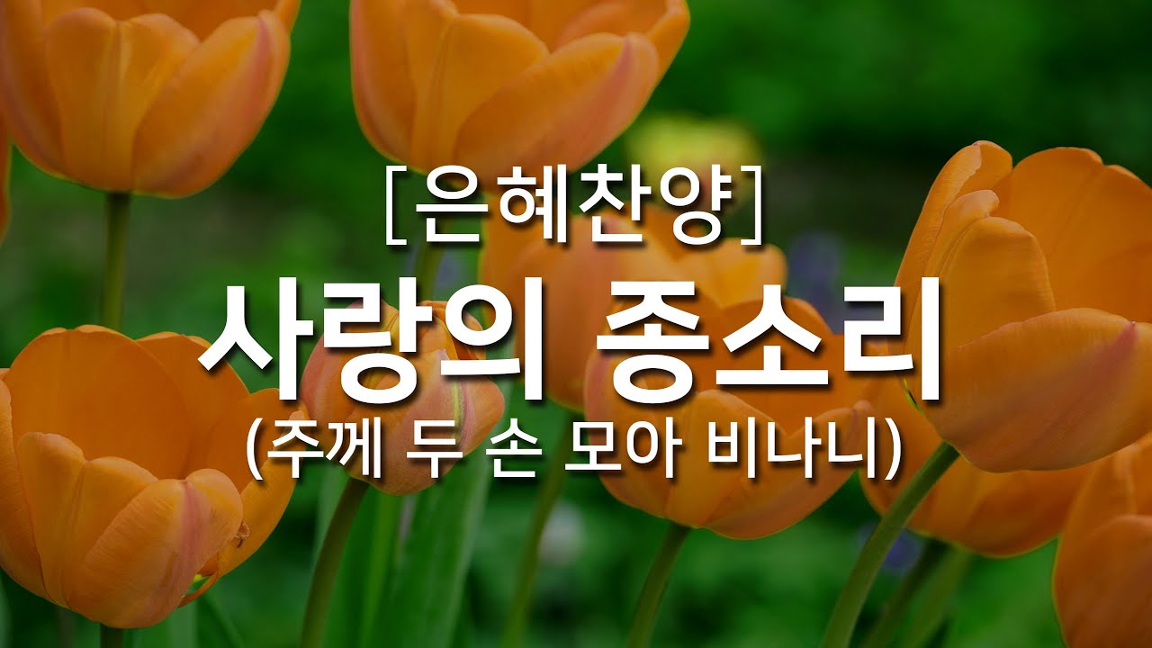 [복음성가연속듣기] 사랑의 종소리(주께 두 손 모아 비나니)_하루찬양( 복음성가, 은혜찬양연속듣기 )