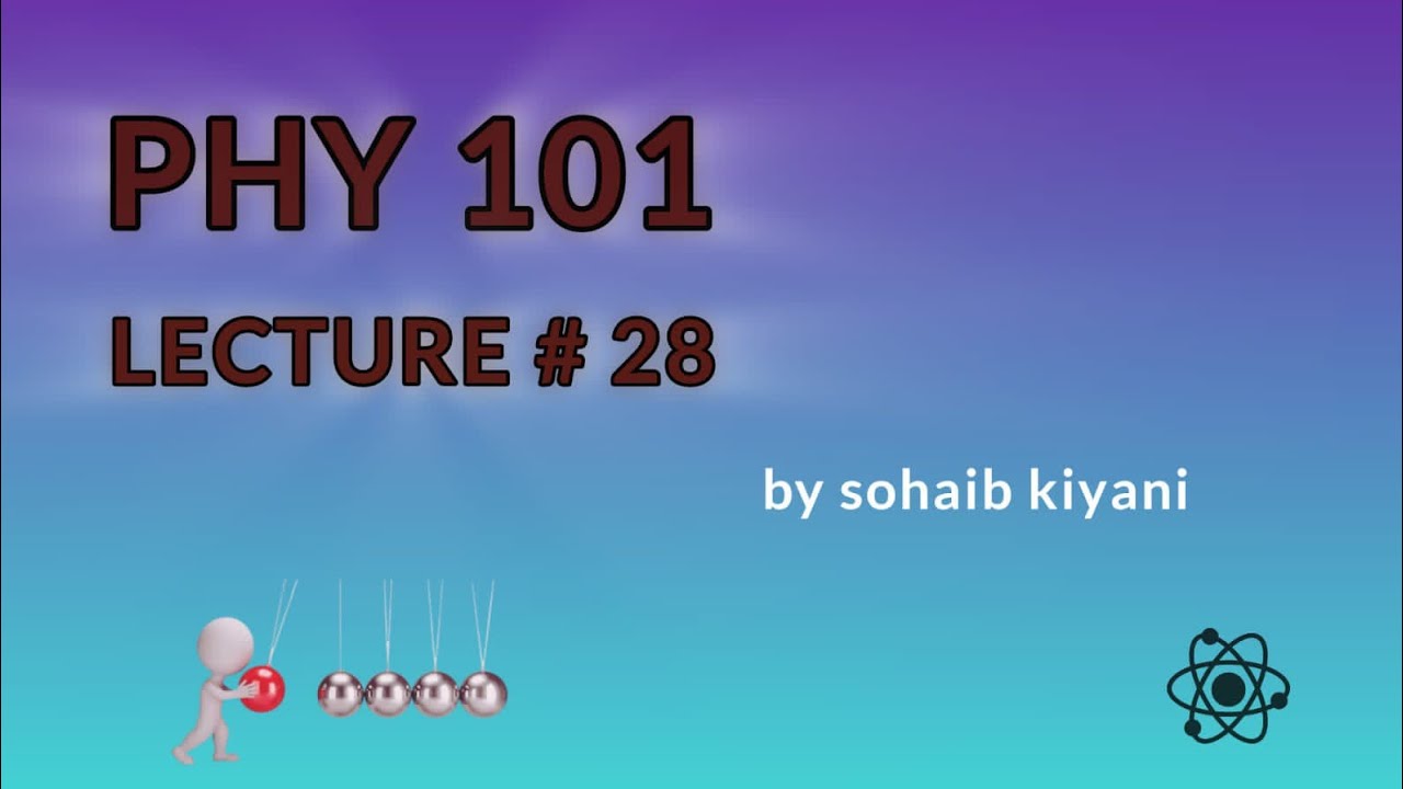 phy 101 lecture no 28 virtual university of Pakistan