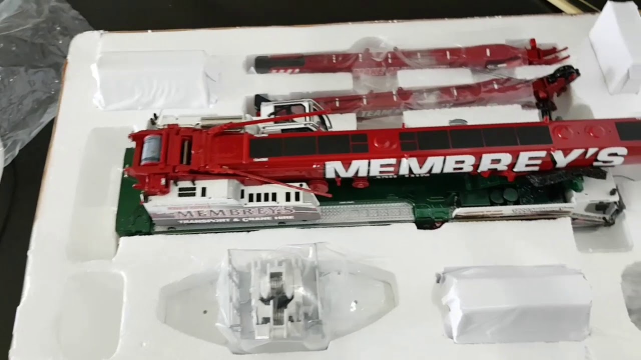 Unboxing one of my favourite, a very beauty WSi Liebherr LTM 1350-6.1 Membrey's Truck Crane