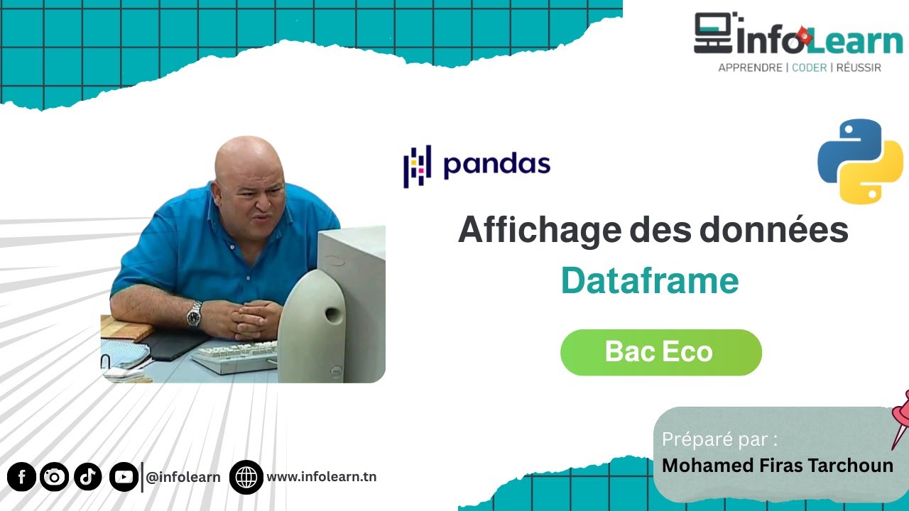Affichage des données du DataFrame (Pandas) | Bac Eco