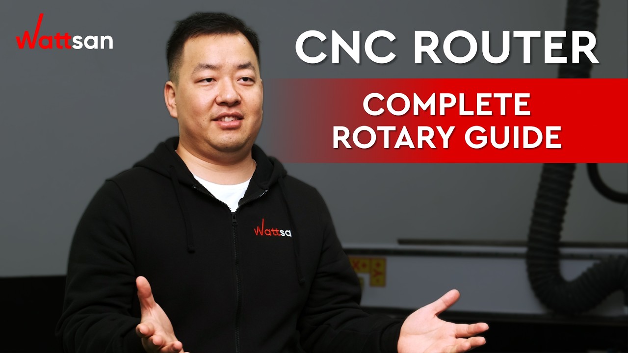 How to setup ROTARY DEVICE for CNC ROUTER | Wattsan M1 1313 | 4-Axis CNC: Step-by-Step Guide