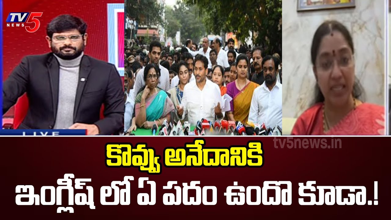 మహానుభావుడు.. TDP Jyoshna Sensational Commenyts On YS Jagan Comments | TV5 NEWS