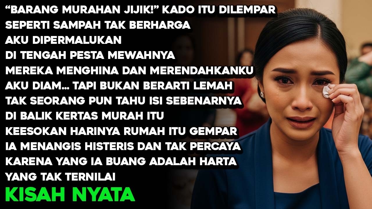 “BARANG MURAHAN, JIJIK!” BENTAK MERTUA MELEMPAR KADOKU—PAGINYA DIA PUCAT MENGETAHUI HARGA ASLINYA ‼️