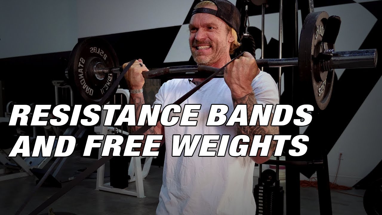 How To Use Resistance Bands + Free Weights for Big Arms!