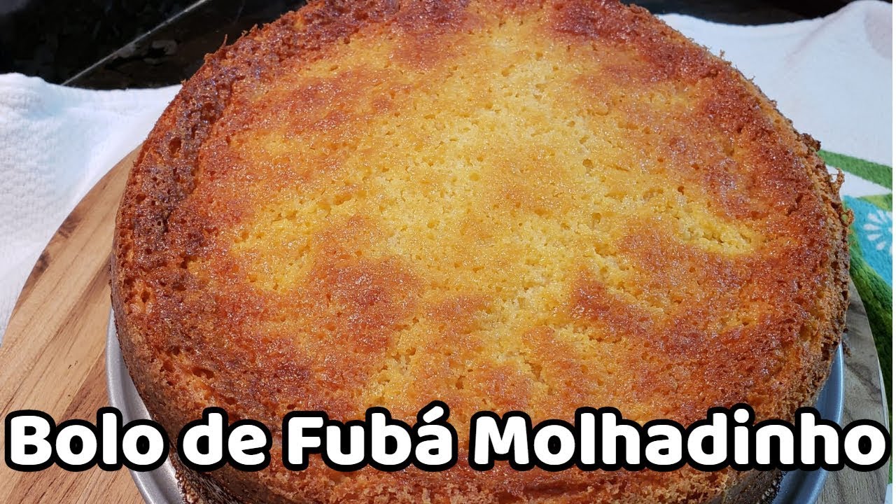 Bolo de Fubá Molhadinho, feito por uma autentica nordestina,  o melhor bolo de fubá do seu São João