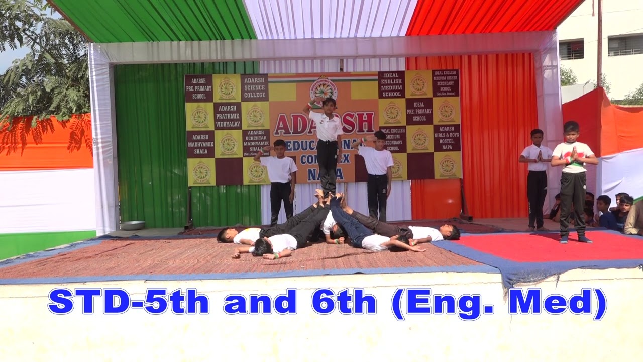 5 to 8th Std ( Eng.)26th Jan 2024 Celebration Program ,|| Adarsh Educational Campus || MVPM NAPA.