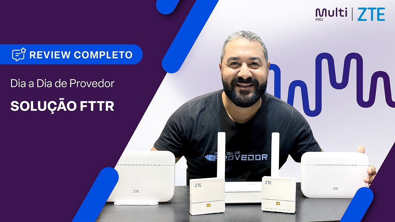 SOLUÇÃO FTTR ZTE NA MINHA CASA (CÔMODOS NA FIBRA ÓPTICA) | DIA A DIA DE PROVEDOR