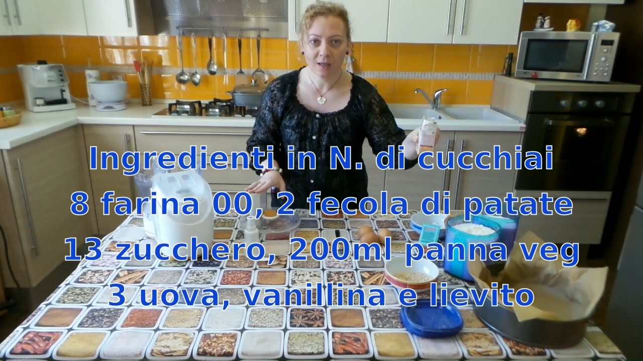 torta facile veloce e sofficissima senza pesare con robot cucina