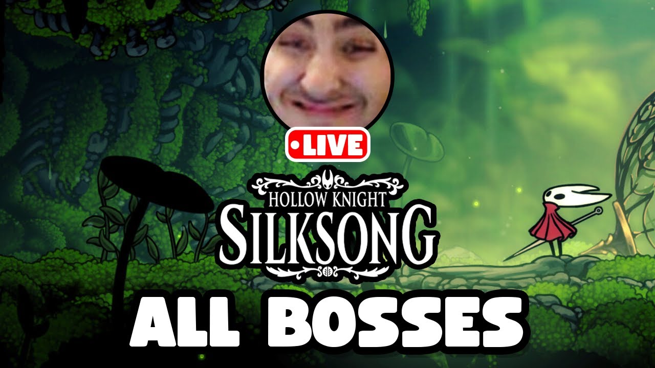 🔴 WEEK OF HOLLOW KNIGHT SILKSONG! ALL BOSSES BLIND PLAYTHROUGH DAY 4/6