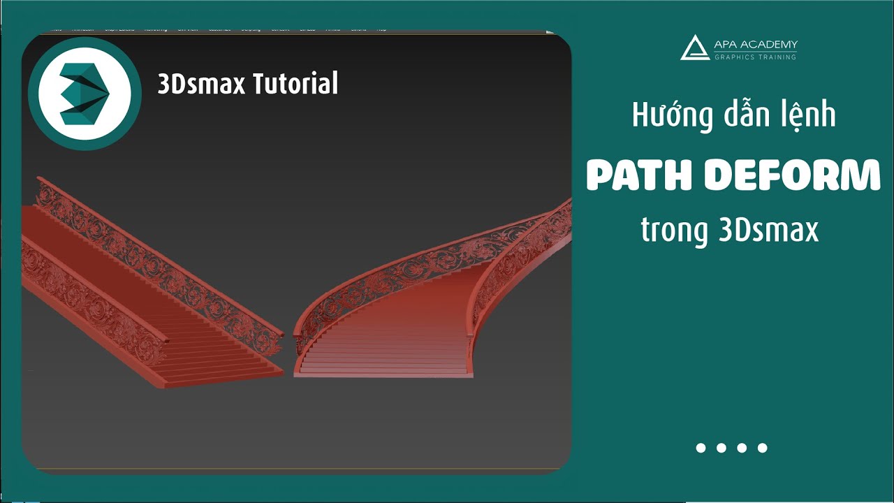 Hướng dẫn lệnh Path Deform ( WSM) trong 3DSMAX