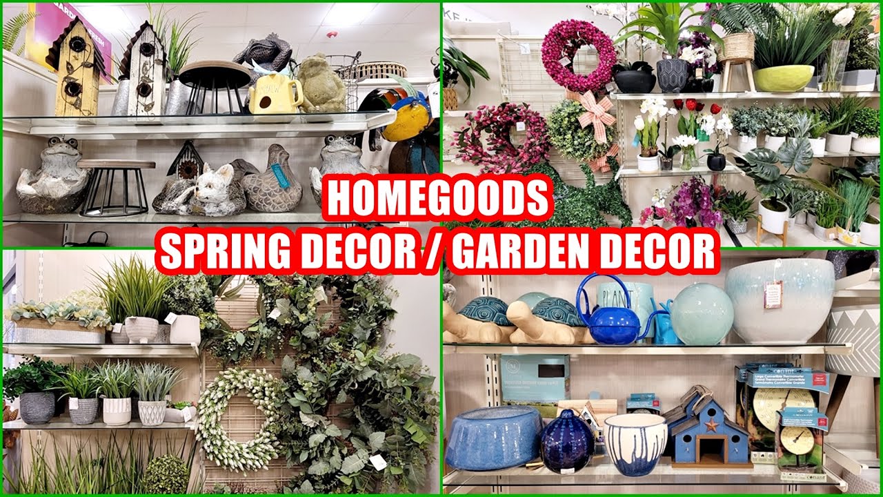 HOMEGOODS SPRING DECOR GARDEN DECOR SHOP WITH ME 2021