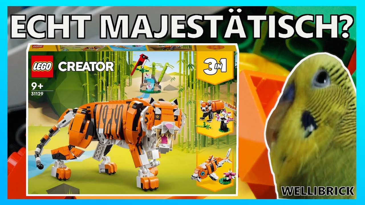 Wirklich majestätisch trotz der SPARMAßNAHMEN?! Majestätischer Tiger 31129 LEGO CREATOR 3IN1 Review