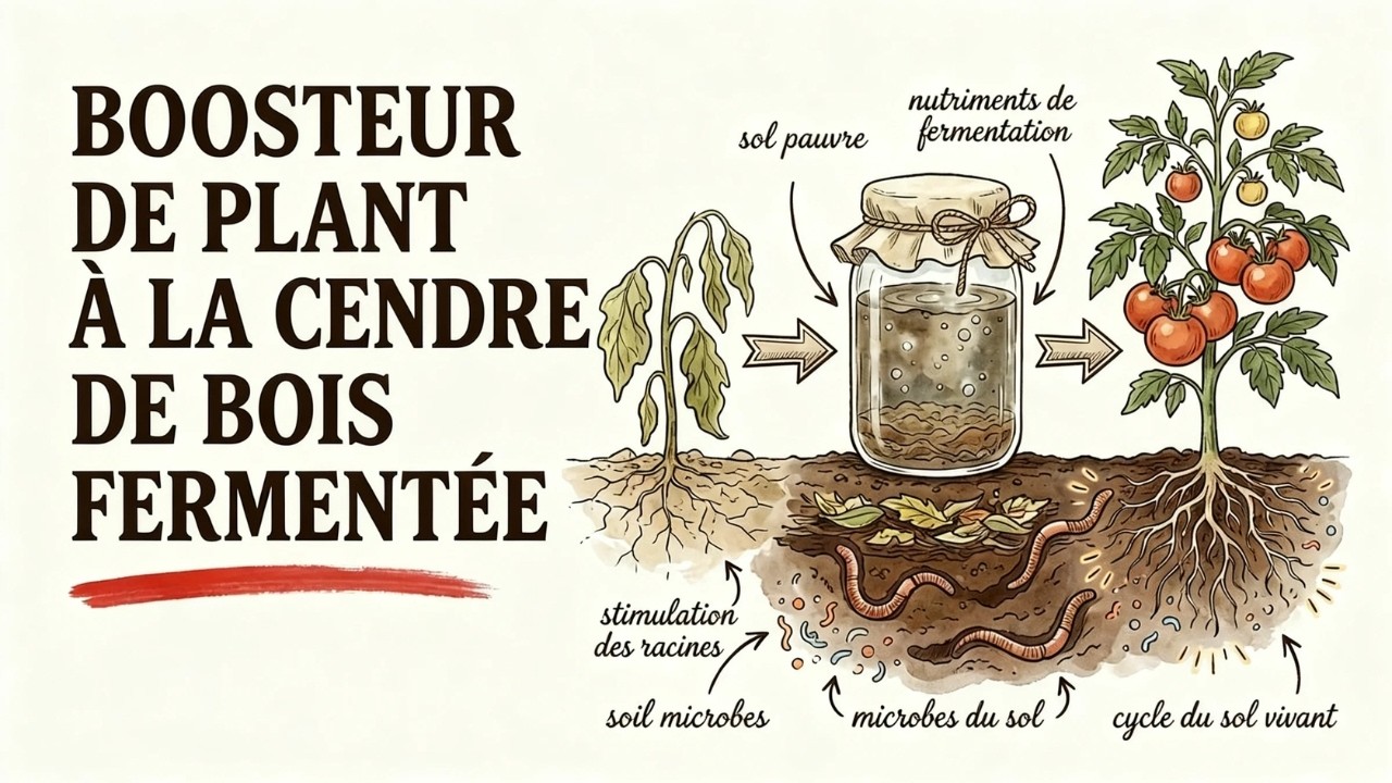 Cette astuce de cendre de bois fermentée fait pousser les plantes incroyablement vite