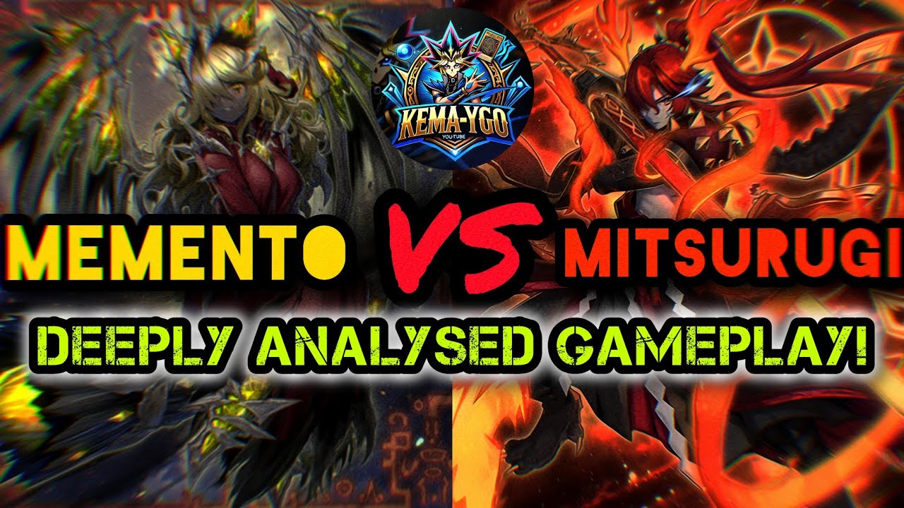 MEMENTO VS MITSURUGI DUEL REPLAY WITH COMMENTARY! | Yu-Gi-Oh! memento gameplay!