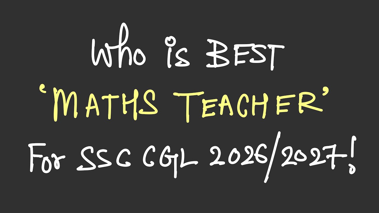 The BEST Maths Teacher for SSC CGL 2026/2027 Aspirants | The Unflitered Review! ✅