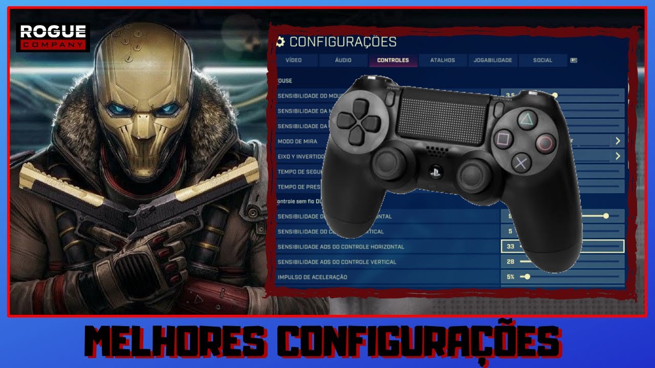 Melhores Configurações e Sensibilidade - Rogue Company