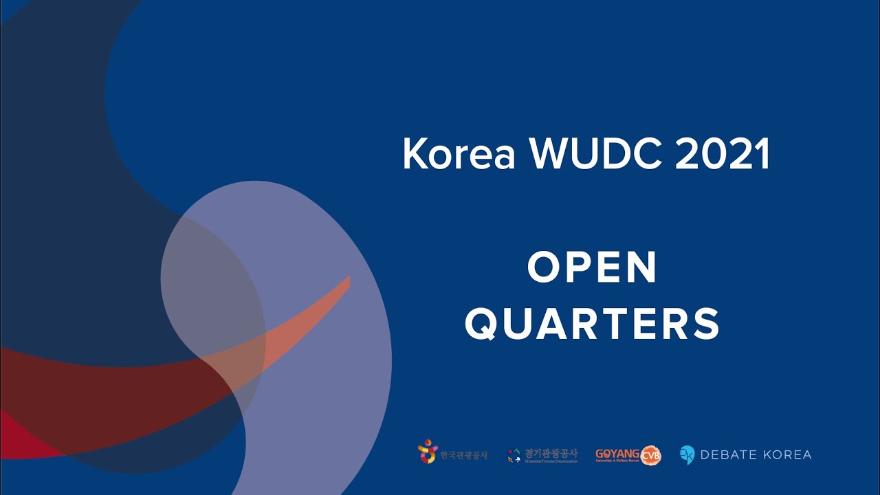 Korea WUDC 2021 Open Quarters (D)