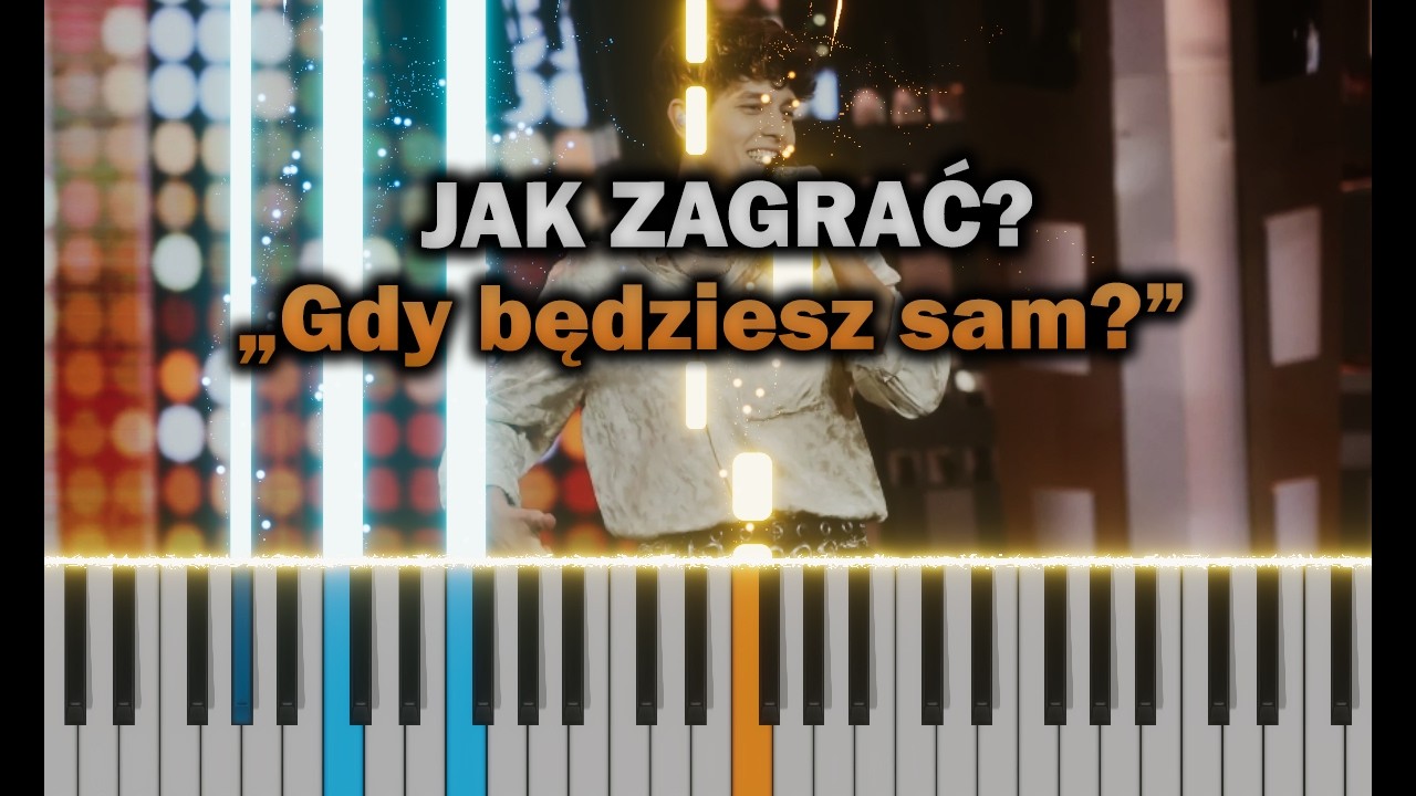 Wiktoria Kida, Oskar Cyms, Księga Żywiołów - Gdy będziesz sam 🎹 Piano Tutorial | Nuty | 🔥 ŁATWE 🔥