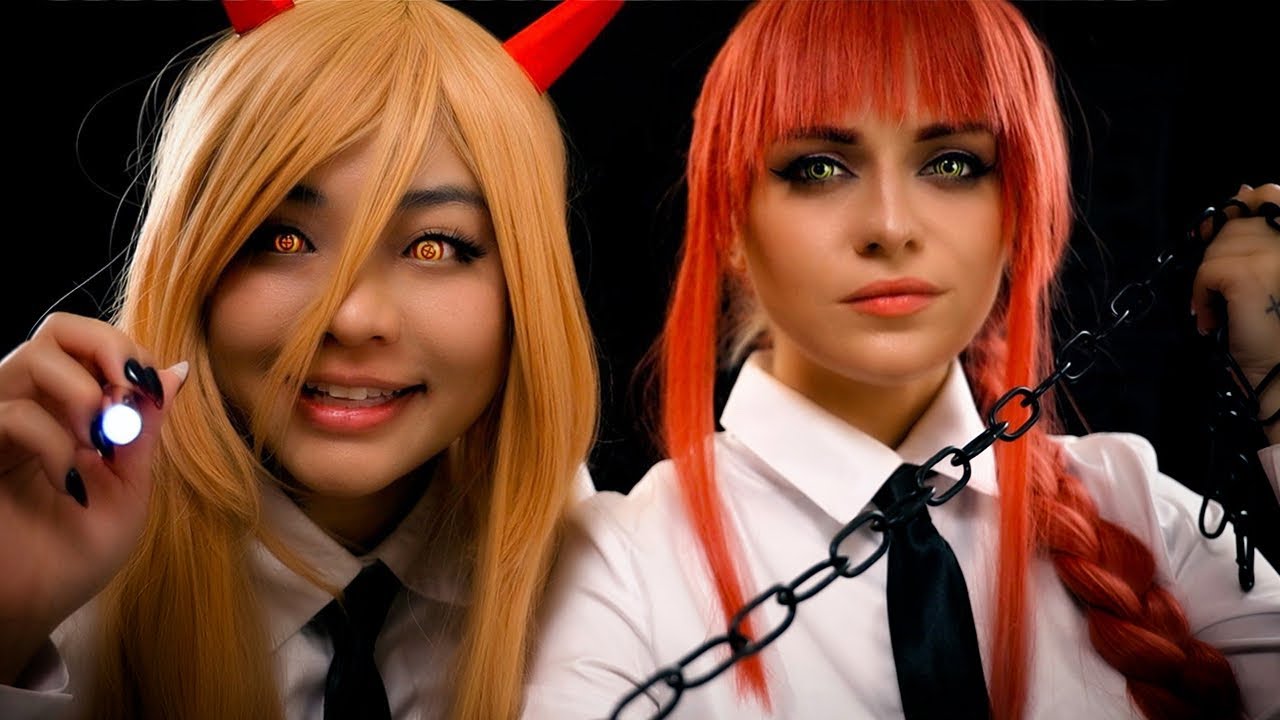 Новый набор в организацию «Охотники на дьяволов» | Makima и Power Train You | Chainsaw Man ASMR (...