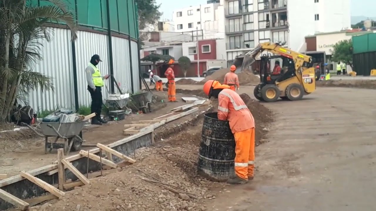 Iniciamos la semana con mas AVANCES DE OBRAS DE LA AV.PASEO DE LA CASTELLANA Cuadra 9 en SURCO.