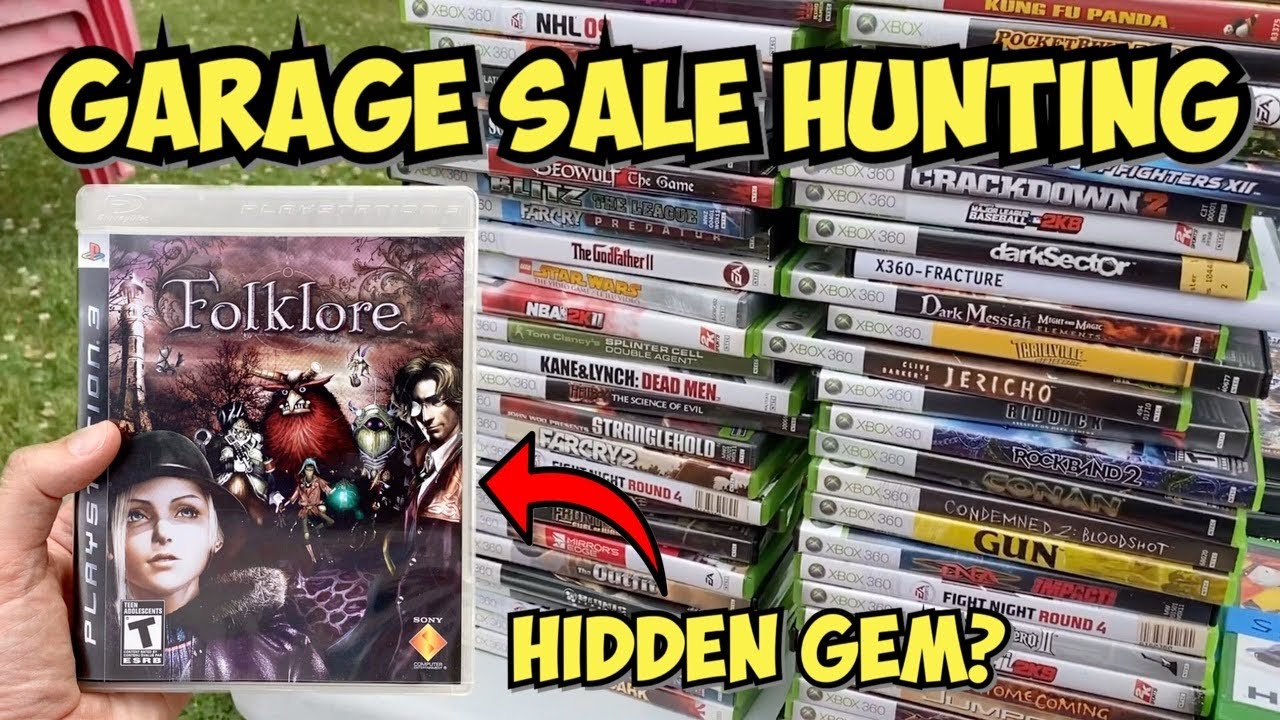 Garage Sale Hunting - Hidden Gem Found, Xbox One Console and 360 Games, PS3 Super Slim and Much More