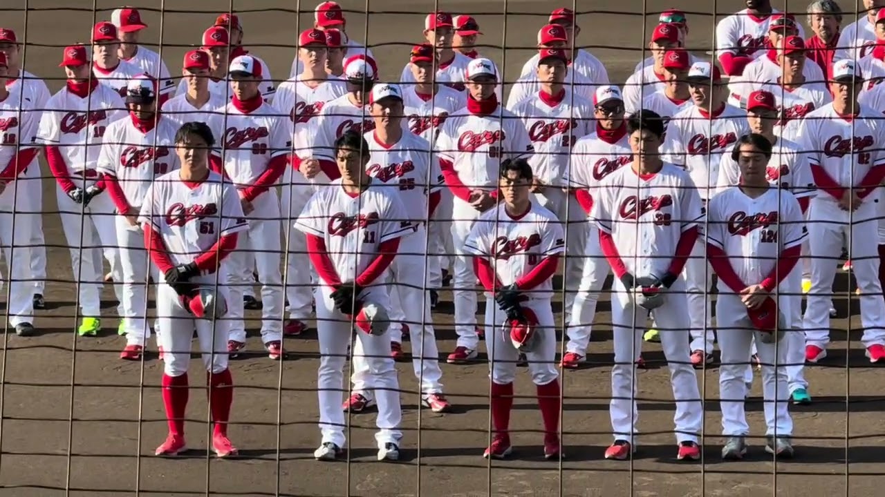 カープの希望の光！新入団選手紹介です！頑張れ若鯉とターノック！！【2026.2.1春季日南キャンプ第1クール1日目】#広島カープ#天福球場#2026春季日南キャンプ#新入団選手紹介