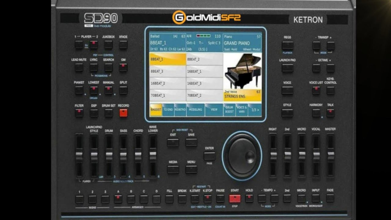 Ketron SD9-SD60-SD90 Library by GoldMidiSf2.com