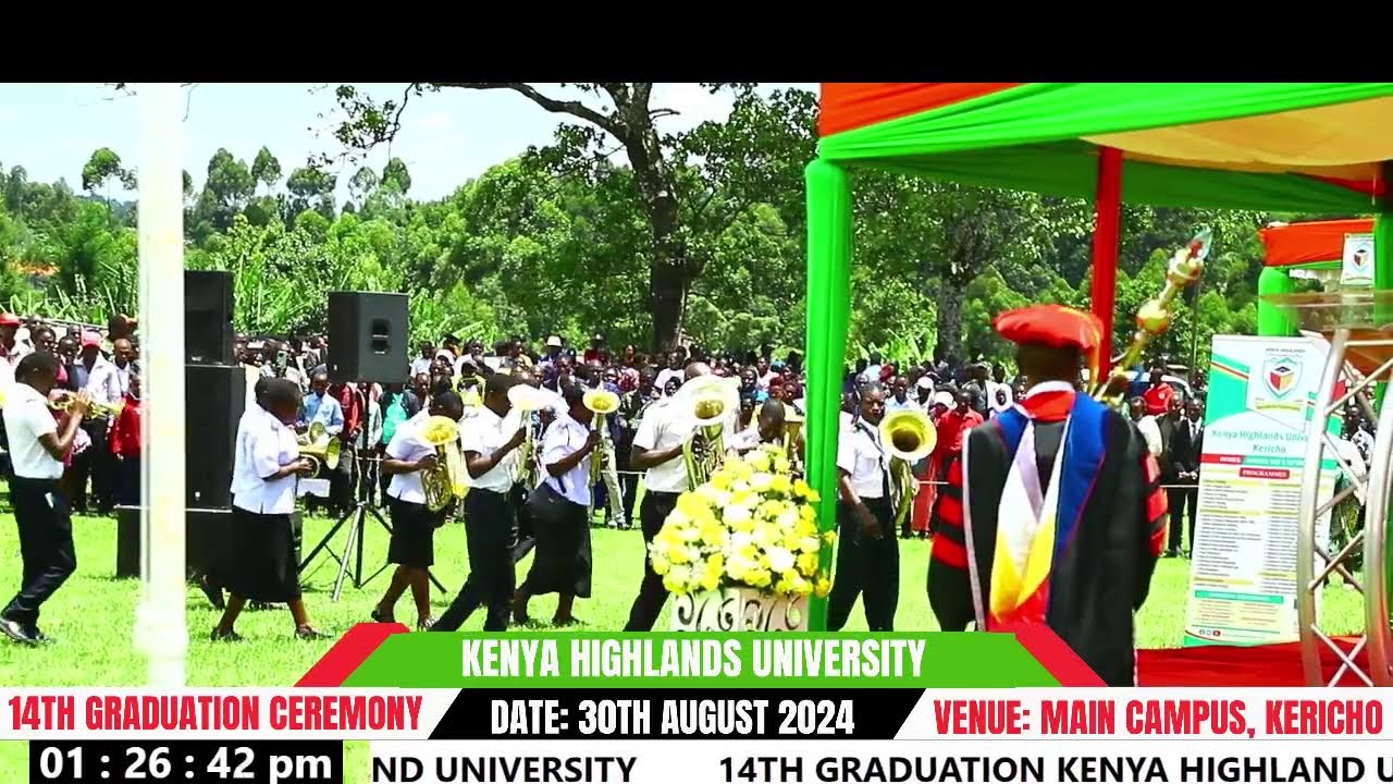 KENYA HIGHLANDS UNIVERSITY 14TH GRADUATION