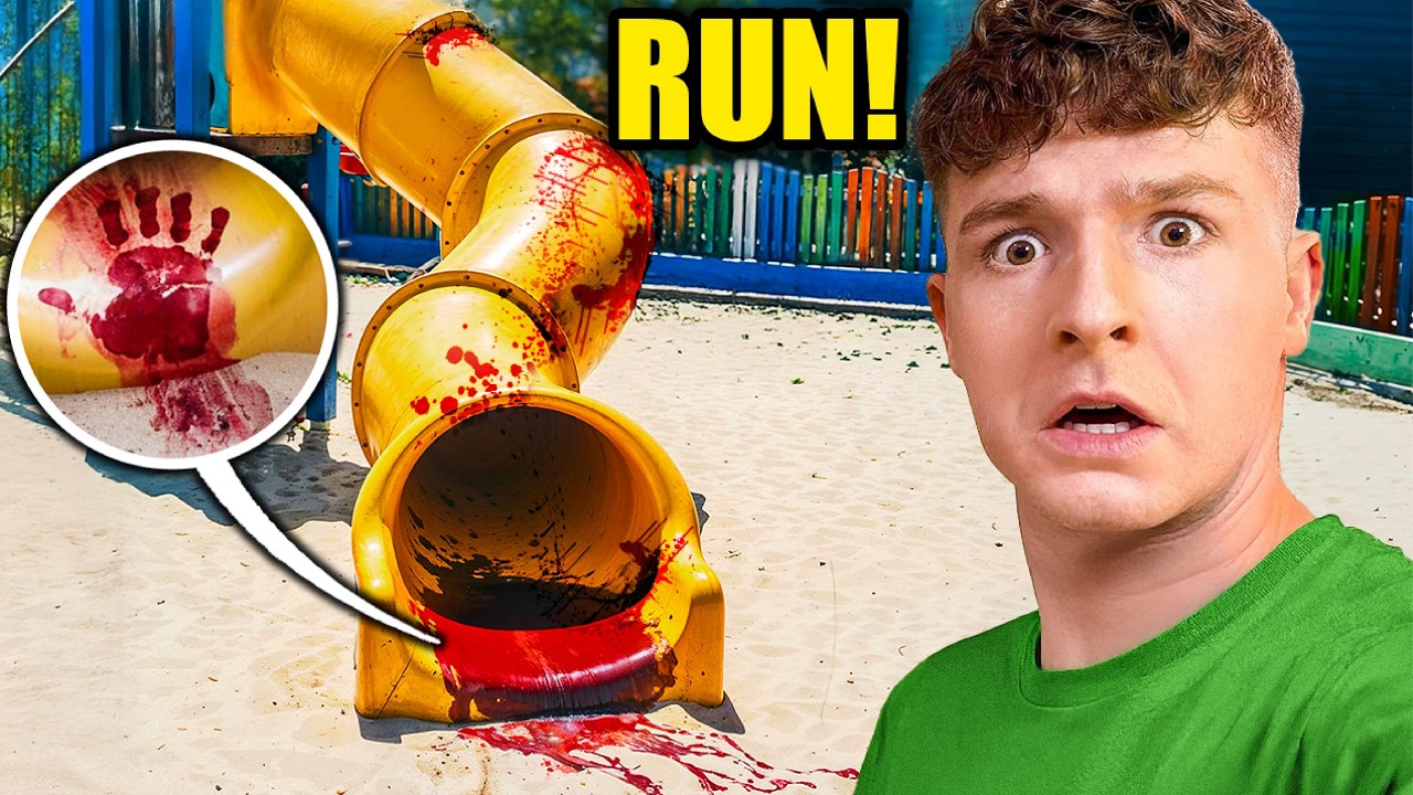 IF YOU SEE BLOOD in a PLAYGROUND, RUN! (it's not safe)