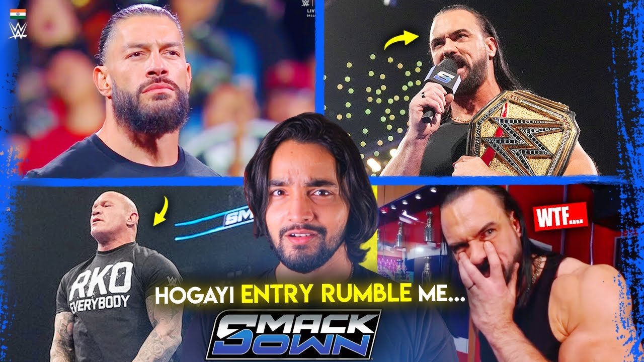 'RUMBLE ME ENTRY🔥☝️' Roman Reigns Declares For Royal Rumble - WWE Smackdown Highlights