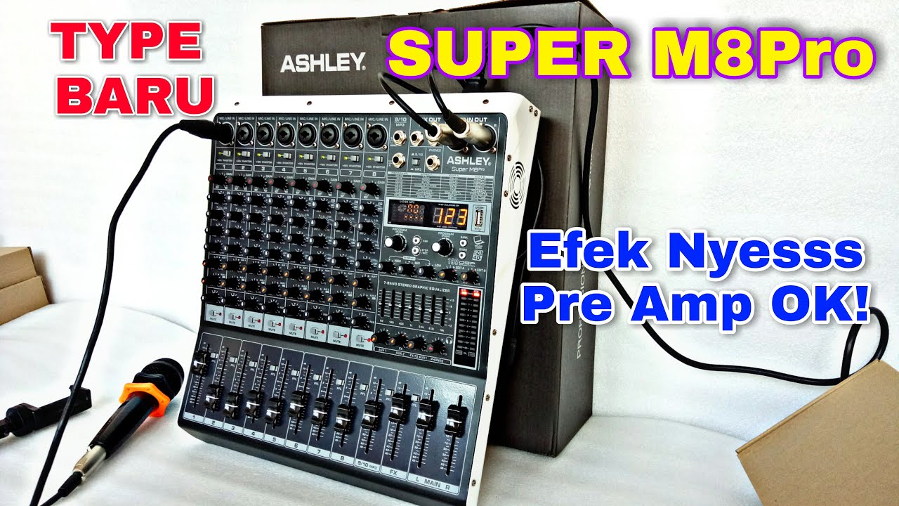 BENER BENER PRO NIH ASHLEY SUPER M8PRO MODEL BARU PRE AMP OK
