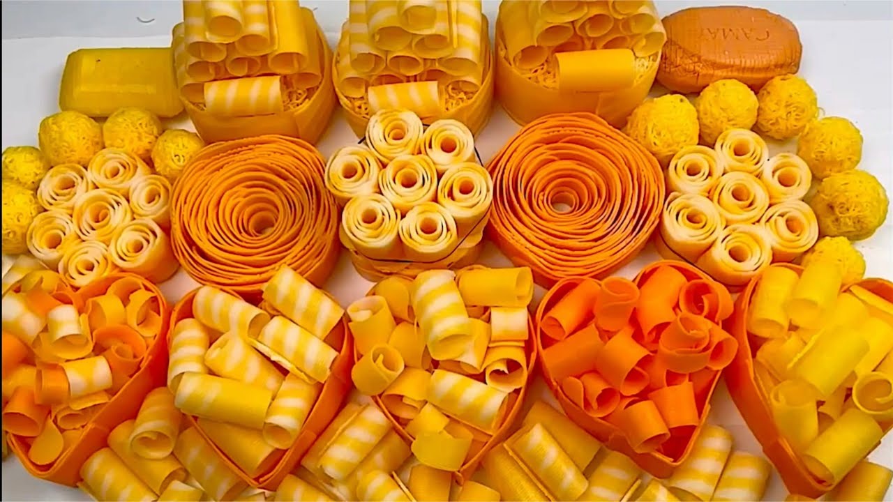 Soap roses. Curls.Cutting soap cubes.