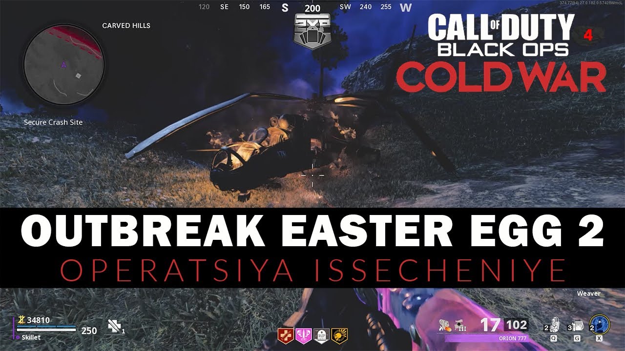 Cold War Zombies Outbreak Easter Egg 2: Operatsiya Issecheniya (Playthrough, No Commentary)