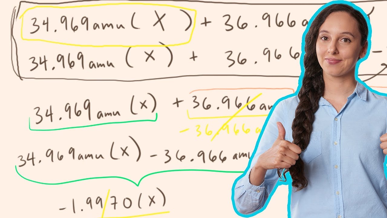 How to Calculate Isotope Abundance Using Atomic Mass!