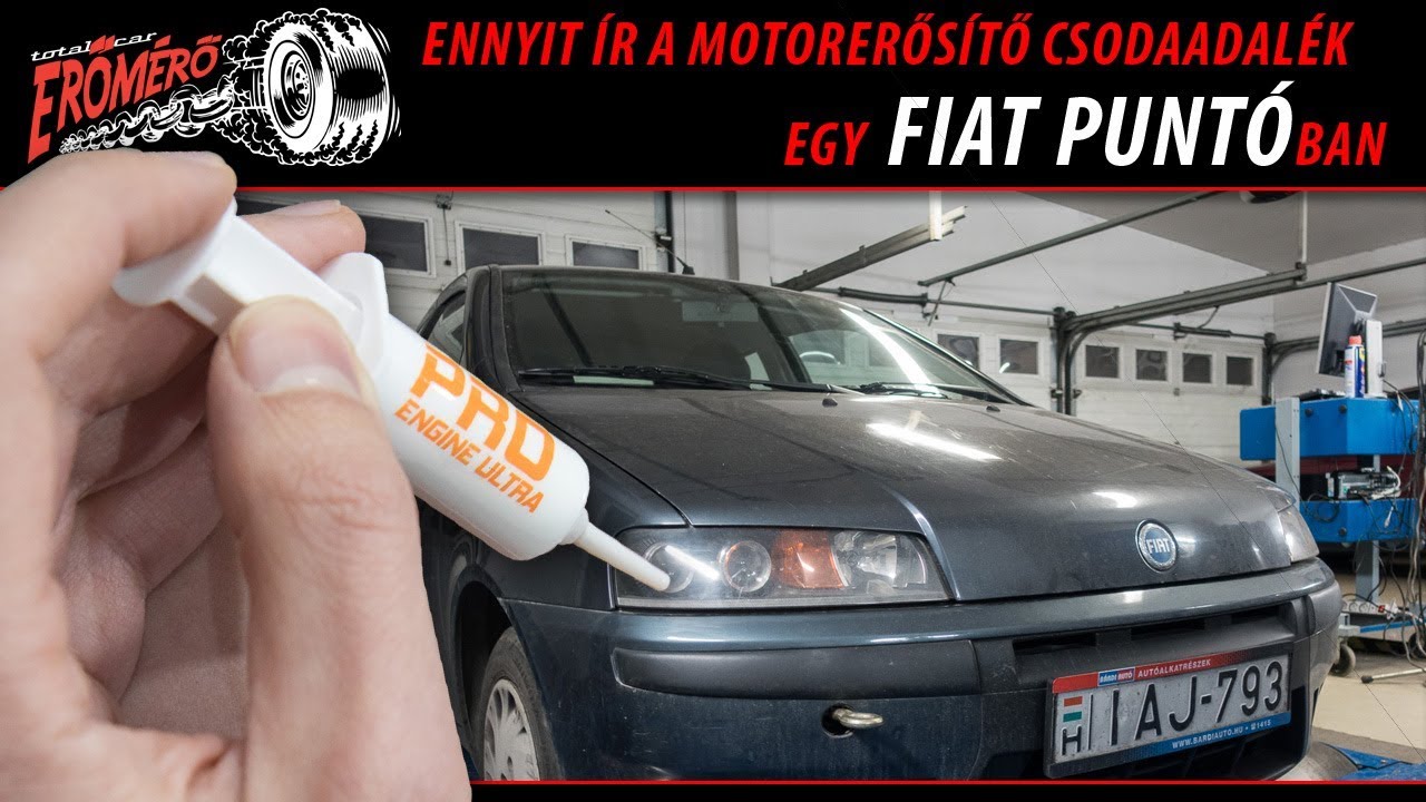 Totalcar Erőmérő: Ennyit ér a csodaadalék egy Fiat Puntóban