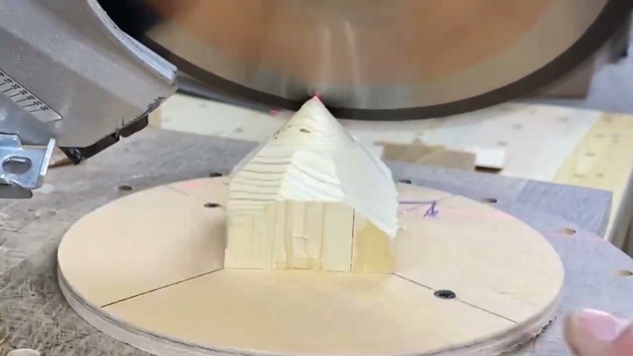 How to make pyramids on a miter saw: A beginner's guide.