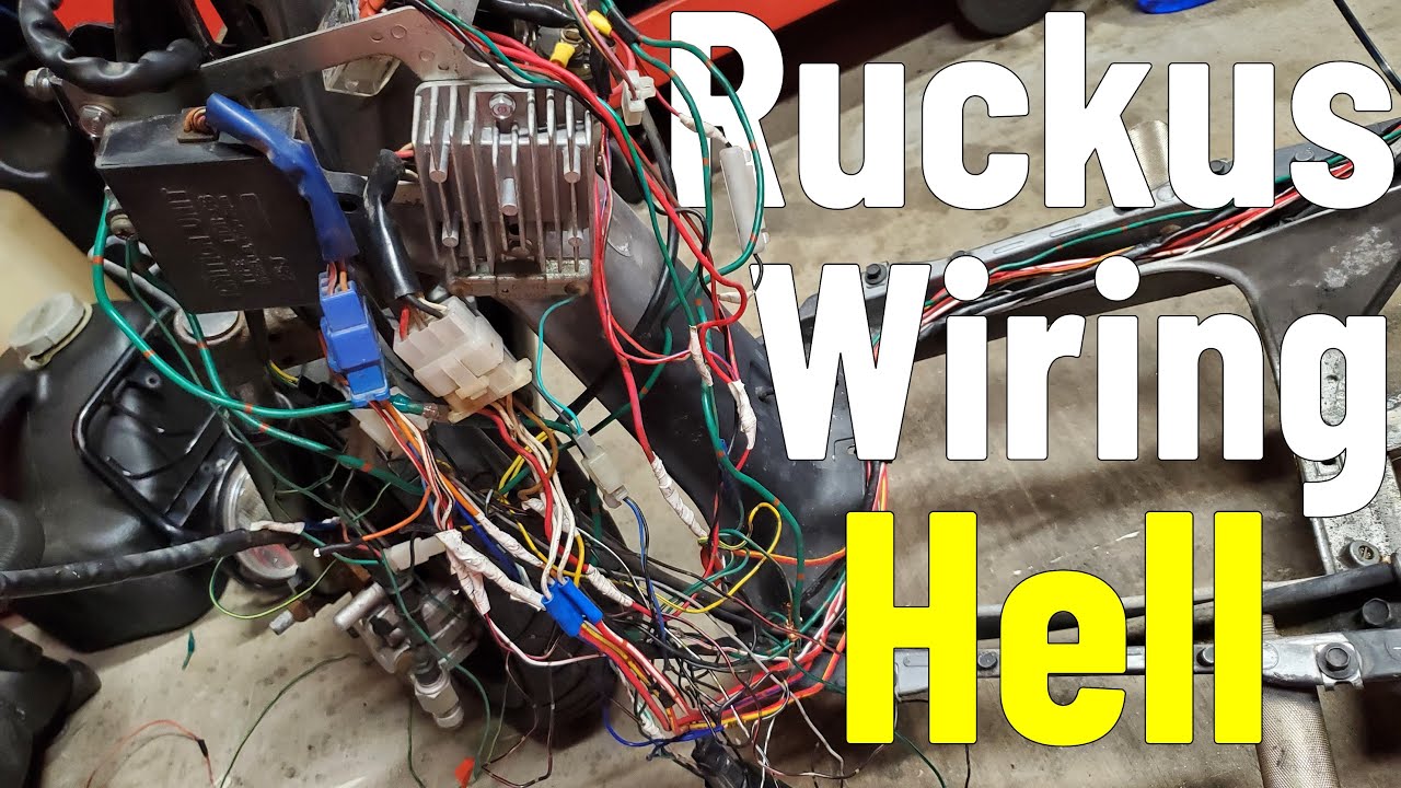 Re-Wiring the Honda Ruckus is the Bane of My Existence!