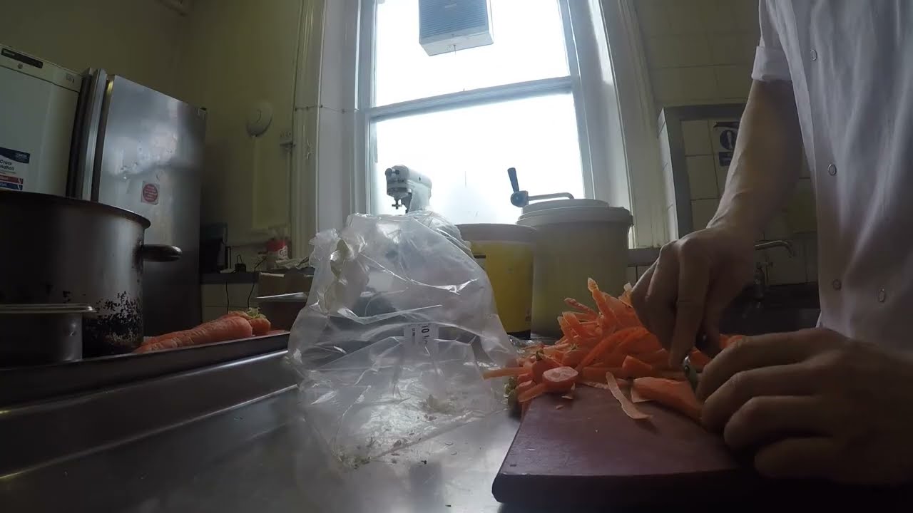 Working as a KITCHEN HELPER in London