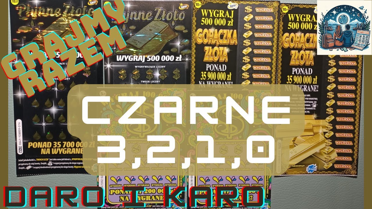 Daro i Karo zdrapkują💑. Mieszanka czarnych zdrapek 🥳 .  ODC. #150 #lotto #zdrapki #scratch