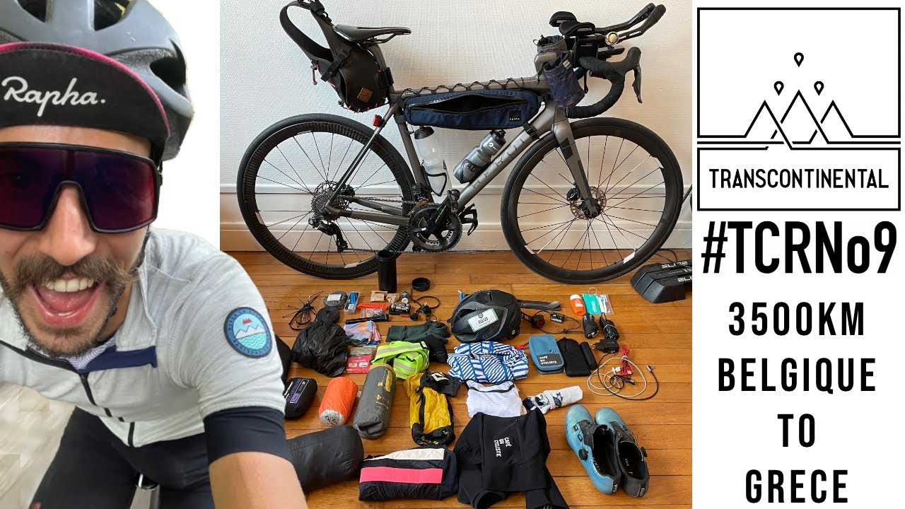 Setup complet pour les 3500km de la Transcontinental Race - #ultracycling #bikepacking
