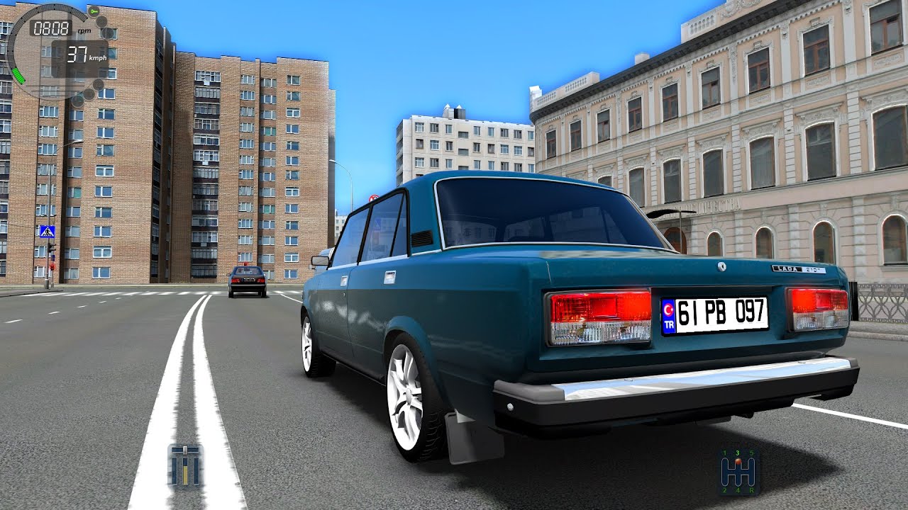 City Car Driving 1.5.0 ВАЗ LADA 2107 TD04L TrackIR 4 Pro [1080P]