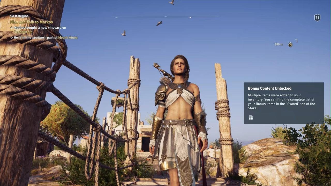 Assassin's Creed Odyssey Athena's blessing set
