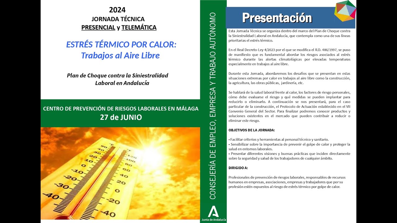 JORNADAS CPRL MÁLAGA Estrés Térmico Ed. 2024